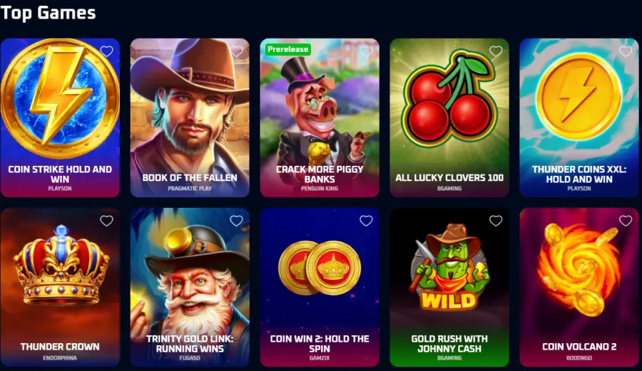 Spinwinera games
